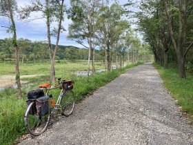 然別川遊歩道の先